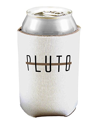 TOOLOUD Planet Pluto Text Only Can/Bottle Insulator Cooler - 2 Pack