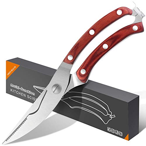 StillCool Chefs Grade Sharp Poultry Scissors (Cut Any Bone and Meat), Heavy Duty