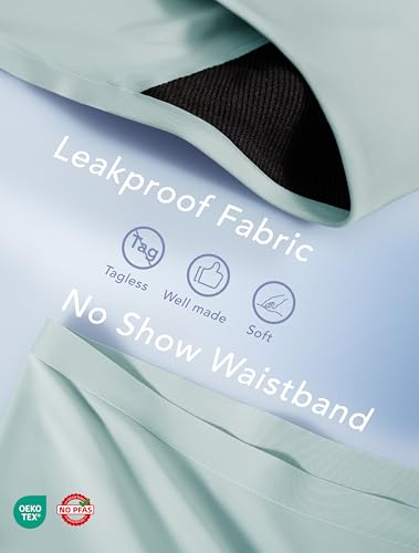 Period Underwear for Women Seamless Leakproof Bikini Regular Absorbency Period Panties 5 Pack4