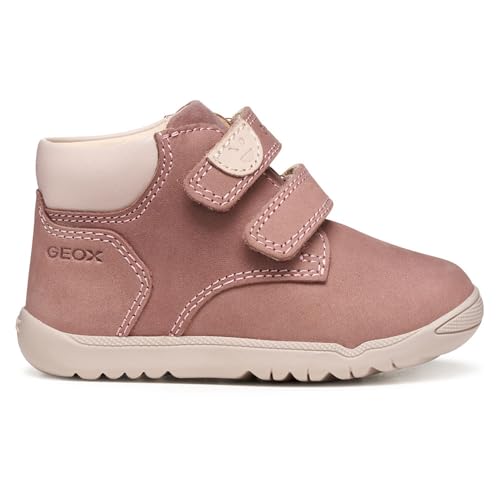 Geox B Macchia Girl, First Walker Shoe Bimba 0-24, Rosa Scuro, 22 EU
