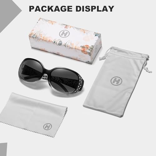 Image of HAOLOTA Polarized Sunglasses for Men Women Designer Driving Glasses Lightweight UV400 Protection
