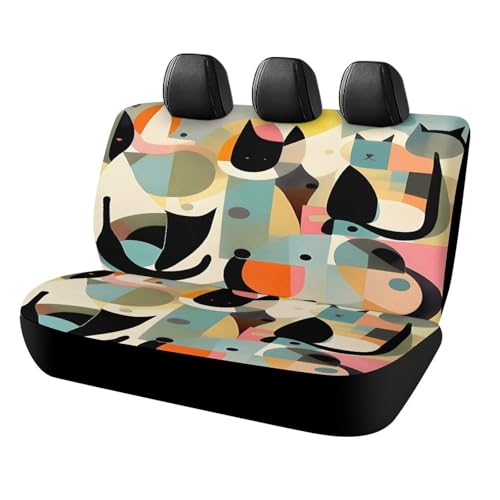 Funda para asiento trasero de coche ideal para viajar con mascotas gracias a su tela antiarañazos