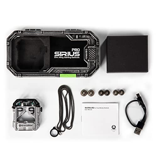 Image of GravaStar Sirius Pro Earphones Wireless in Ear Earbuds Comes with Knowles Balanced Armatures and 7.2Mm Dynamic Drivers Music Reproducing Vividly, 3 Sound Modes Earbuds (Space Gray)