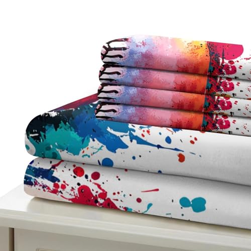 Parure de lit guépard housse de couette microfibre 220x240 cm