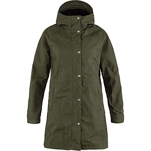 Fjallraven Damen Karla Hydratic W Jacket, Deep Forest, L EU