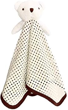 The Safer Baby Lovey | Breathable & Soft Security Blanket | Soft Blanket with Holes for Easy Breathing | Gender Neutral Snuggle Toy | Baby Gift for Newborns | Stuffed Plush Animal - 16x16 Inch White