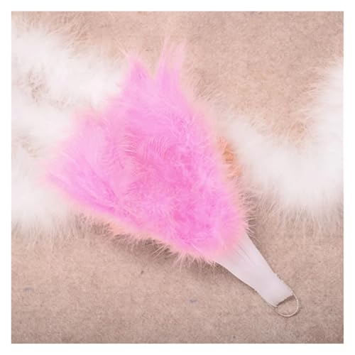 Abanico de plumas marabú para solucionar la falta de volumen en danza 7