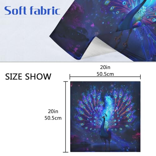 Servilletas de Tela Multicolor Set x6 20x20 in miniatura 6