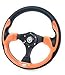 Steering Wheel with Adapter Orange Ez-go POLARIS Ranger Club car Kubota