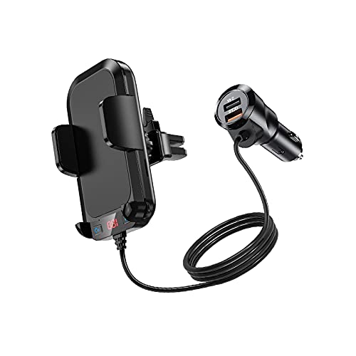 YONGYAO Caricabatteria da Auto Lettore MP3 Bluetooth Ricevitore Trasmettitore FM Supporto per Cellulare a Mani libere