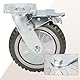 uyoyous 4 Stück Schwerlastrollen 200mm Rollen Schwerlast 360° lenkrollen mit Bremse Polyurethan PVC Rollen 1000kg Schwerlastrolle für Transportwagen, Möbelroller (2 Lenkrollen + 2 Bremsrollen)