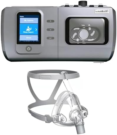 TenTabs VentMed DS8 BiPAP ST30 with Humidifier & Full Face Mask (Medium) | Bi-Level Positive Airway Pressure Device with EPR | Sleep Apnea, CPAP & Respiratory Therapy (1 Yr Warranty)