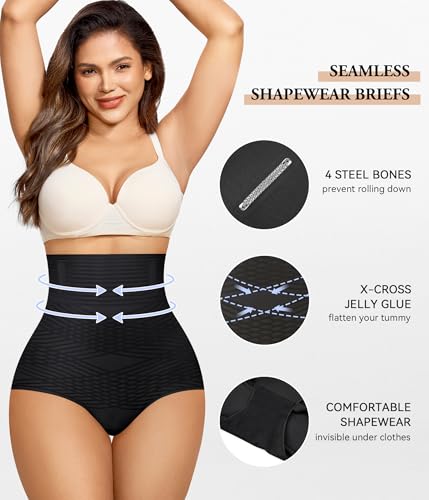 Tummy Control Shapewear Panties for Women High Waisted Body Shaper Shapewear Underwear Panty Girdle3