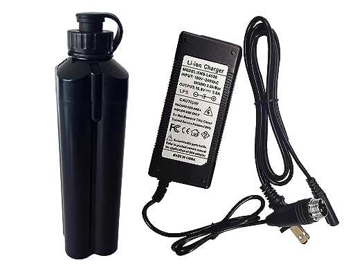 WeideBATT® 5.0Ah BM2300 Battery and RB-CC4002 Charger for Daiwa BM2300 BM2300N BM2900 Fishing Reel Battery for Daiwa Tanacom 750 500 1000