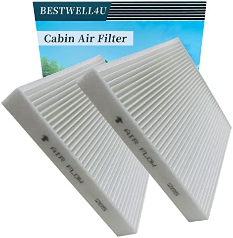 2 Pack White Cabin Air Filter for Camry,Corolla,Corolla,Highlander,Prius,RAV4,Tundra,4Runner,Avalon,Replacement for CF10285,CP285,CP285