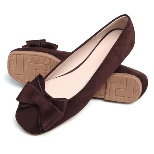 Image of Dear Time Women's Flats Shoes Bowknot Dressy Ballets Loafers Wedding Business Casual Walking Shoes