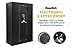 SnapSafe Super Titan Digital Modular Safe 75011 - Measures 59”H x 38”W x 17.5”D- Black