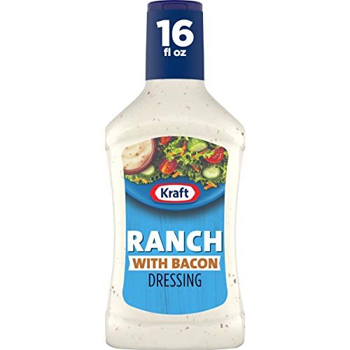 Kraft Ranch Salad Dressing with Bacon (6 ct Pack, 16 fl oz Bottles) Kraft Ranch Salad Dressing with Bacon (6 ct Pack, 16 fl oz Bottles)