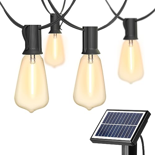 Banord ST38 Solar String Lights, 29ft Solar Outdoor Lights with 14 Shatterproof LED Bulbs, Outdoor Hanging String Lights Waterproof Patio Lights for Outside, Backyard, Porch, Garden, Party, Camping Banord ST38 Solar String Lights, 29ft Solar Outdoor Lights with 14 Shatterproof LED Bulbs, Outdoor Hanging String Lights Waterproof Patio Lights for Outside, Backyard, Porch, Garden, Party, Camping