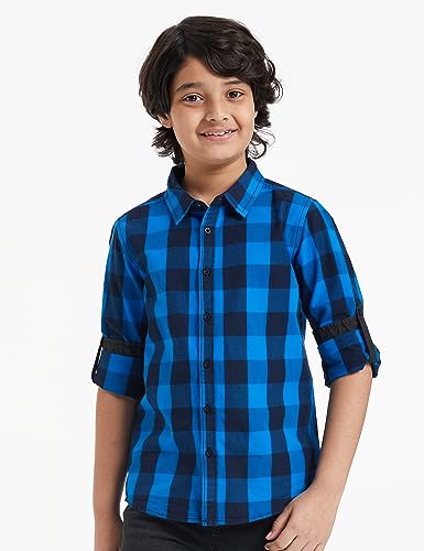 Image of Amazon Brand - Jam & Honey Boys Boys 100% Cotton Printed Half and Full Sleeves Shirt | Age 2-12 Years