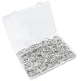 【Organisation Pratique】Idéal pour relier des documents, cartes, clés ou étiquettes. Convient pour l’école, le bureau ou la maison.