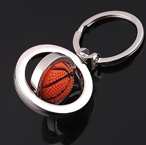 Sportigo® rotating basketball key ring in 3D look/sport gift idea/key ring basket ball