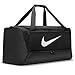 Nike Unisex Brasilia 9.5 Training Duffel Bag (Large, 95L), Black/Black/White, MISC
