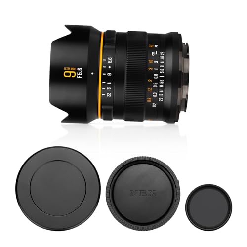 Image of Brightin Star 9mm F5.6 Lens for Canon RF-S Mount, Full Frame 132 Ultra Wide Angle Manual Focus Prime Mirrorless Camera Lens for EOS R5 R6 R RP R7 R10 R3 R6 Mark II