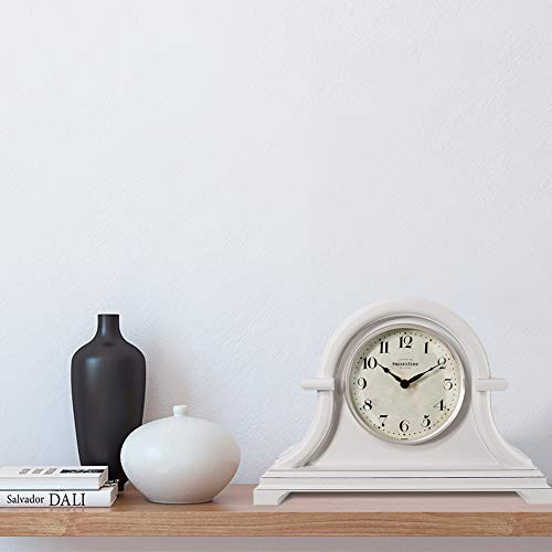 image for Presentime & Co. Mantel Clock Vintage Farmhouse Series, Napoleon Desk 