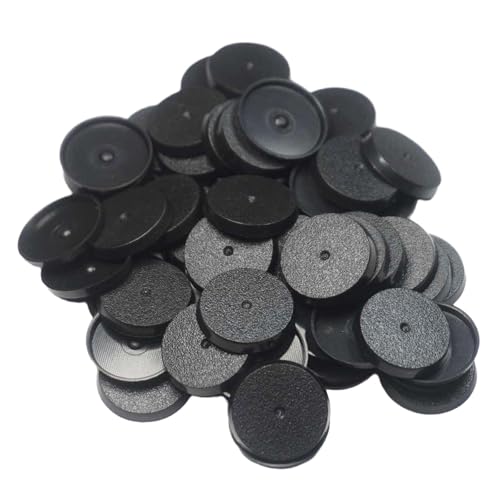 Hellery Socles Ronds pour Figurines Miniatures de 28 Mm,...