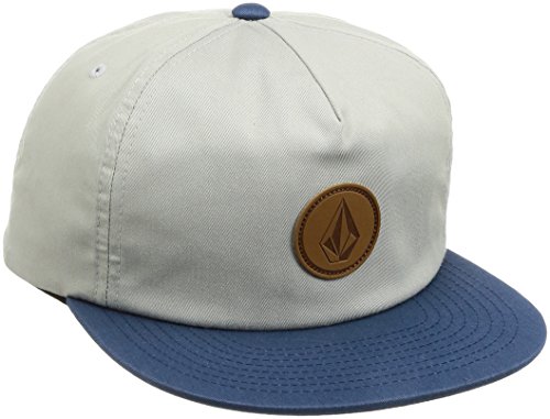 Volcom Men's Single Stone Premium Hat, Fog Grey, One Size