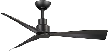 MINKA-AIRE F786-CL Simple 44 Inch Outdoor 3 Blade Ceiling Fan with DC Motor, Coal