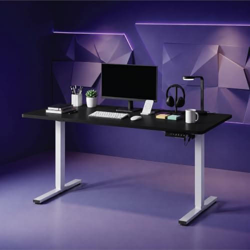 Image of Wakefit Study Table | 5 Yr Warranty | Standing Desk, Computer Table for Home Pc, Electric Hight Adjustable, Digital Display & 4 Memory Presets, Free Installation, Modern Ergonomic Wobble-Free - Notiq