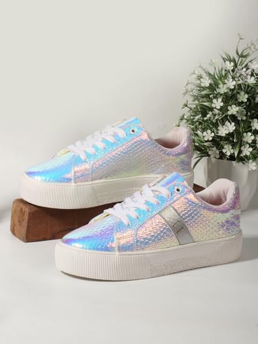 Image of ELLE Women Comfortable and Fashionable Lace Up Sneaker Shoes for Daily use, Office use, Casual use