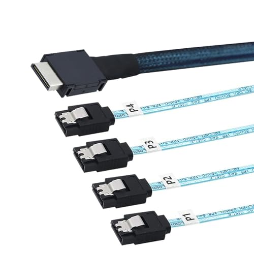 Cable OCuLink PCIe SAS SFF-8611 plano de alta velocidad para conexiones estables en servidores