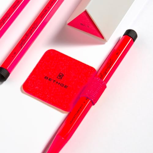 Image of LEUCHTTURM1917 Ball Point Pen Drehgriffel No.1 Luminous Edition Pink | Luminous Edition, Twist Mechanism, Drehgriffel No. 1, 0.7mm Tip, Smooth Writing, Stationery Gift