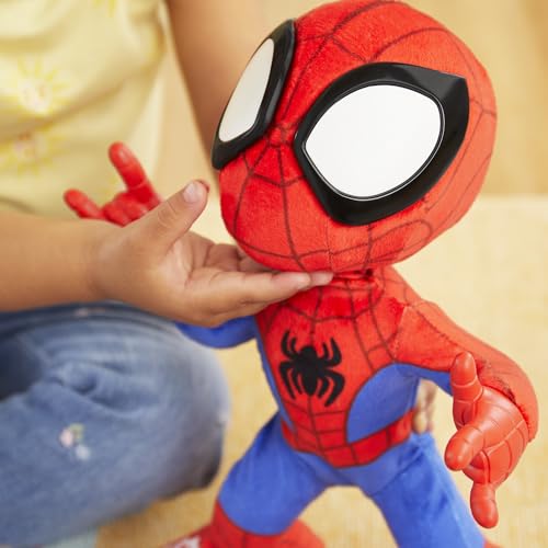 Peluche Interactive Spidey Hasbro : le héros qui rampe au sol