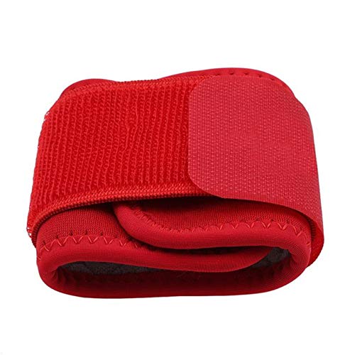 Flybloom Ankle Guard Adjustable Non-Slip Ankle Guard Sports Dance Soccer Foot Support(Red)