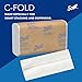 Scott Professional Essential C-Fold Folded Paper Towels, Bulk (01510), Fast-Drying Absorbency Pockets, 13.15