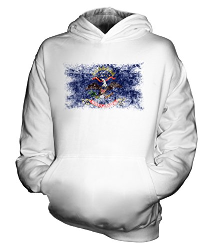 Sweat à capuche Dakota du Nord enfant Candymix style délavé unisexe