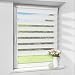 Produktbild Atlaz Doppelrollo Rollos für Fenster ohne Bohren Weiss 90 x 150 cm Duo Rollo lichtdurchlässig Klemmfix für Fenster und Tür