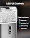 Nugget Ice Maker Countertop, HOMEZAY Pebble Ice Maker with Soft Chewable Pellet Ice, 33 lbs per Day, Compact Ice Machine with Self-Cleaning & LED Indicator for Home, Kitchen, Camping, RV, Office