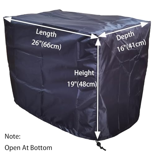 Image of Computer Monitor Dust Cover for 27-30 inch PC Monitor, Large Screen Protector Compatible with Benq 272U, Gaming Monitor Cover with Panel, Desktop PC Cloth Jacket