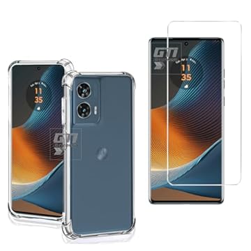 Kit Capa E Película Compatível Com Motorola Moto Edge 50 Fusion