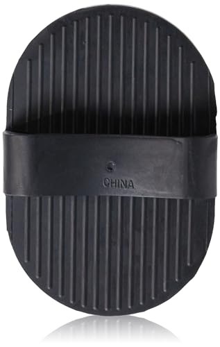 Ferplast Spazzola Guanto per Cani e Gatti - Pelo Corto - in Gomma Morbida - Ideale Durante o Dopo il Bagno - Impugnatura Ergonomica Morbida - Nero