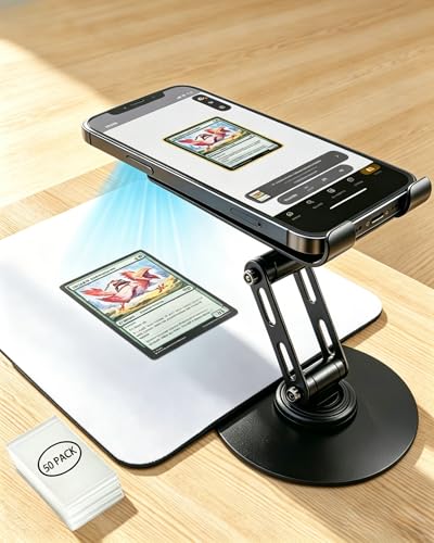 VKDDM Foldable MTG Trading Card Scanner Stand - Universal Sports and...