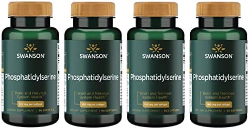Swanson Ultra Phosphatidylserine 100 mg 90 Sgels 4 Pack