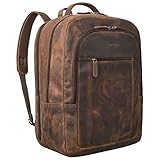 STILORD 'Erikson' Mochila XL Trabajo Cuero Mochila Portátil 17 Pulgadas Mochila de Negocios Elegante XL Backpack con...
