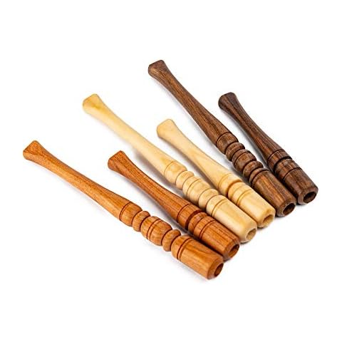 Dr. Watson - Set of 6 Handmade Wooden Cigarette Holders, fits Regular Size Cigarettes Cover
