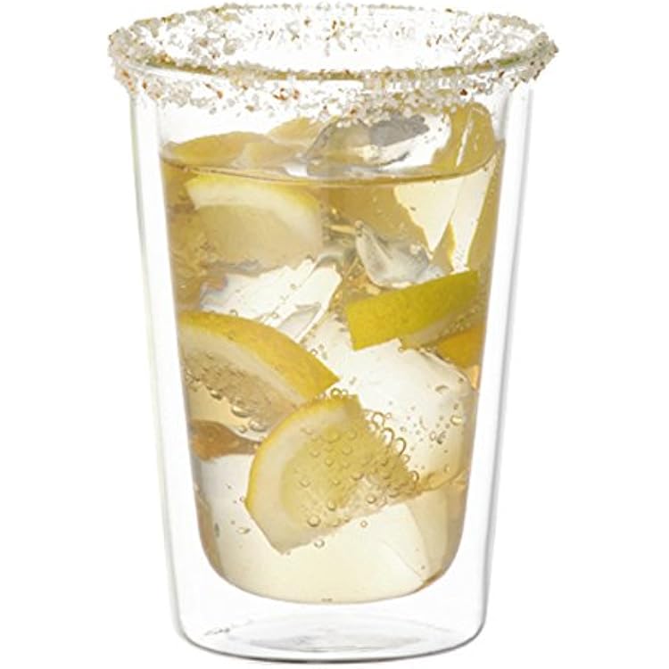 KINTO CAST 21431 Double Wall Cocktail Glass, 8.2 fl oz (290 ml), Heat Resistant Glass, Double Layer, Microwave and Dishwasher Safe, Gift, Present